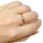 H STERN - Delicado anel em Ouro rosé 18kt , Colação My Collection - Medida:16 - Peso:1,40GR