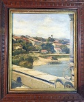 FERRIGNO, Antonio (Italy 23-12-1863/12/12/1940) - OST, Una Vista di Capri, 50 x 60 cm, assinado CID.