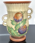 Vaso Art Deco Porcelana Pintada England medidas 21 cm de altura x 15 cm de diâmetro