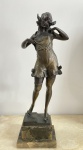 Bruno Zach - Bronze Escultura Négligée Austríaco 1891-1945  Bronze original com pátina do período Assinada Zach e com marca de fundição ARGENTOR VIENNA com Base de mármore. (Veja vídeo ) - Dimensões: 39 cm Altura x 14 cm de largura x 9,2 cm profundidade