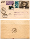 AV5378 - Envelope com CARIMBO Graf Zeppelin - 1ª Viajem - Circulado - Brasil-Alemanha - 05-04-1936 -