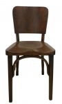 Cadeira Cimo anos 60 , totalmente construída em imbuia, em ótimo estado (preserva selo) medidas 83 cm altura 40 cm largura 45 cm comprimento.Temos outro lote igual em pregão!