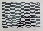 Kleber Ventura, Abstrato Geométrico, gravura 22/35, 35x50cm, sem moldura
