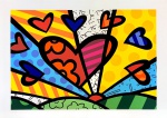 ROMERO BRITTO - Serigrafias, Medidas 50x70cm A.I.C.D - Sem moldura - GRAVURA ORIGINAL ASSINADA