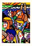 ROMERO BRITTO - Serigrafias, Medidas 70x50 cm A.I.C.D - Sem moldura - GRAVURA ORIGINAL ASSINADA