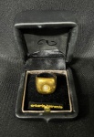ANTONIO BERNARDO - Anel de ouro 18k com pérola - acompanha caixa original - Aro 13 - Peso 13,6 g