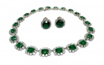 Conjunto de colar e brincos Christian Dior TT398.22