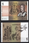 AUSTRÁLIA - 1 DOLLAR - 1980 - TAMANHO APROXIMADO 140  70 MM