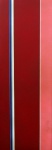 Lothar Charoux, Traços Vermelho - óleo sobre tela - datado 1974 - med. 100 x 35 cm - com Certific
