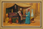 Edilson Barbosa, vendedor de tapetes - óleo sobre tela medindo 90x140cm, a.c.i.e