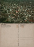 Cartão Postal Fortaleza, CE - Vista aérea do centro da cidade, tendo no primeiro plano a Catedral em Construção, Editora Mercator ref. 55, sem uso