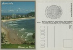 Cartão Postal Guaratuba, PR - Vista do Morro do Cristo, Editora Mundial ref. 12, sem uso