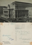 Cartão Postal Viena, Áustria - Ópera Nacional, usado, circulado (selo arrancado)