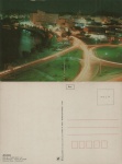 Cartão Postal Cabo Frio, RJ - Vista noturna centro da cidade, Editora Edicard ref 802-38, sem uso