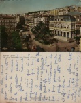 Cartão Postal Alger, Argélia - Le Theatre et Rue  Dumont d1Urville, ref. 120, usado