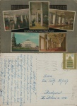 Cartão Postal Leipzig, Alemanha - Opernhaus am Karl-Msarx Platz, ref. 1402, usado, circulado  15/03/1969