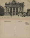 Cartão Postal Lille, França - Le Theatre, ref. 10, sem uso