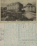 Cartão Postal Chatel-Guyon, França - Le Grand Hotel et lw Theatre du Casino,, ref.154, usado, datado 02/01/1937