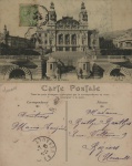 Cartão Postal Monte Carlo, Monaco -  Casinbo de Monbte Carlo - Le Theatre, ref 525, usado, circulado 21/04/1908