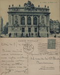 Cartão Postal Lille, França -Le Theatre, ref. 2, usado, circulado 08/12/1834