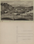 Cartão Postal Bayonne, França -Place dela Liberté et le Theatre, ref.1503, sem uso