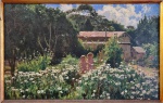 João Baptista da Costa (1865-1926). FLORES. Óleo sobre madeira. 27,5 x 42 cm (mi). 58 x 73 cm (me). Assinado no cid. Ricamente emoldurado. Em ótimo estado de conservação. Contém no verso o importante carimbo da CASA JORGE, tradicionalíssima comerciante de obras de arte do Rio de Janeiro de princípios do século XX. Raridade. Leia mais em https://enciclopedia.itaucultural.org.br/pessoa21305/baptista-da-costa