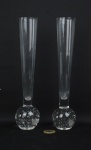Par de vasos solifleurs em cristal de Murano -med. 25cm