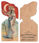 Colecionismo: Cromo de Cigarro do inicio do Séc.XX. Cigarros Bouquet Representando Egyto. no estado