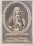 DOM JOSÉ I REI DE PORTUGAL  (6 de junho de 1714  24 de fevereiro de 1777)  ESCOLA INGLESA. LINDA GRAVURA EM METAL APRESENTANDO O  REI  DOM JOSÉ I  CINGE CASACA MAJESTATICAMENTE BORDADA SOBRE UM  COLETE METÁLICO, COM UM MANTO FORRANDO DE ARMINHO QUE ENVOLVE  O  CORPO  PASSANDO  PELO  OMBRO  DIREITO,  E  É  POSSÍVEL IDENTIFICAR  A  INSÍGNIA  DA  ORDEM  DE  CRISTO PENDENTE NO PEITO POR UMA FAIXA. O ROSTO TEM UMA EXPRESSÃO SEVERA, SEU OLHAR FITA O ESPECTADOR, AS SOBRANCELHAS SÃO BEM DEFINIDAS E A BOCA É PEQUENA, MAS COM LÁBIOS PRONUNCIADOS. PORTA UMA PERUCA EMPOADA DE CACHOS QUE CAEM PELOS OMBROS, O FUNDO É NEUTRO, QUASE NEGRO. A MOLDURA É  OVAL E NA PARTE INFERIOR LEGENDA JOSEPH KING OF PORTUGAL. IMPRESSA POR J. HINTON NO KINGS ARMNS, NEWGATE STREET. DEC. 1760. 15,5 X 11,5 CM (SOMENTE O TAMANHO DA GRAVURA) NOTA: A iconografia do D. José I (1714 1777), reide Portugal e Algarves, filho do rei João V e sua esposa a rainha Maria Ana da Áustria, começou a ser desenvolvida nas negociações para o duplo consórcio entre os dois reinos ibéricos na primeira metade do século XVIII, quando foram produzidos retratos em ambas as  Cortes.  Em  Portugal  os  retratos  do  Infante  D.  José e  da  Infanta  D.  Mariana  Bárbara  foram executados por Giorgio Domenico Duprà. Talvez um dos mais bem produzidos no período em Portugal, o  retrato  do  príncipe  tem  grande  semelhança  com  os  retratos  do  mesmo  artista  feitos  de  seu  pai.  Da demanda na própria colônia pela fatura de um retrato do monarca temos o registro da Câmara de  Vila  Rica,  que  em  1754  resolveu mandar  fazer  hu  retrato  do  Serenissimo  Senhor  Dom  Joseph  o  primeiro  e ajustarão por trinta oitavas de Ouro entrando o caixilho dourado dele e o ajustarão com Antonio frutuoso Barboza. E decidiu também mandar fazer huas cortinas para o d.o retrato de tafeta carmesim para cobrir dito retrato para que esteja mais descentemente livre do fumo e po.8A encomenda especifica a moldura e também procura dar dignidade   a   imagem   com   cortinas   vermelhas,   que   servem   de   proteção,   mas   concomitantemente formaram um nicho para o retrato, fazendo lembrar a cenografia do retrato de D. João V na Biblioteca da Universidade de Coimbra, Portugal.