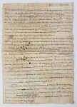 MINUTA DE CARTA DE EL REI D PEDRO IV DE PORTUGAL (IMPERADOR DOM PEDRO I DO BRASIL) DIRIGIADA AO ESPANHOL D. JUAN ALVAREZ Y MENDIRABAL. A MINUTA É DO PUNHO DO CONSELHEIRO CANDIDO JOSÉ XAVIER SECRETÁRIO PARTICULAR DE EL REI E SEU AJUDANDE DE CAMPO E AS EMENDAS SÃO DE PRÓPRIO PUNHO DO MESMO AUSGUSTO SENHOR EM 14 DE ABRIL DE 1832. EXCERTOS DO TEXTO: ANGRA, 14 DE ABRIL DE 1832, SENHOR MENDIRABAL, RECEBI A CARTA QUE ME ESCREVEU EM 26 DO MÊS PASSADO, E DOU O JUSTO VALOR AS REFLEXÕES QUE NELLA ME FAZ , SOBRE O ESTADO DOS NEGÓCIOS E SOBRE AS DIFICULDADES QUE NO ANDAMENTO DELA PODERÃO VIR A PRODUZIR, E JÁ EFETIVAMENTE PRODUZ O POUCO CUSTO QUE O EMPRÉSTIMO TEM ACHADO NAS PRAÇAS DE PARIS E DE LONDRES. CONVINHA QUE SÓ FATOS DECISIVOS EM FAVOR DA CAUSA QUE DEFENDO PODEM DAR UM SAUDAVEL E EFICAZ IMPULSO A ESTE ESMORECIMENTO OU ANTES A ESTA OBSERVAÇAO CAUTELOSA EM QUE OS ESPECULADORES SE CONSERVAM MAS FORÇOSO ERA ESPERAR O MOMENTO DE CONSEGUIR ESTES FATOS COM SEGURANÇA E FELIZMENTE ESTE MOMENTO ESTÁ MUITO PRÓXIMO COM O QUE CESSAVA DE TODO EMBARAÇO GRANDE CERTAMENTE MAS TEMPORÁRIO EM QUE HOJE NOS ACHAMOS. SOBRE O MODO DE SAIR DESSA CRISE MOMENTANEA NÃO DUVIDO HAVER HUM ESFORÇO MAIOR E O FAREI DE BOA VONTADE COMO CONVEM AO INTERESSE DA CAUSA, E AO QUE ME MERECE O ZELLO COM O SR MEDIRABAL E OS SEUS AMIGOS SE TEM VOLTADO AO BOM EXITO DESTA. EU TENHO UM CRÉDITO DE SAMUEL E PHILLIPS PARA USAR ATÉ A CONVENIENCIA DE CINCO MIL LIBRAS SOMENTE. DESDE JÁ PASSO A FAZER SOBRE AQUELA CASA O SAQUE DA DITA QUANTIA. E ESTA SOMA SERVE PARA SUPRIR O PAGAMENTO DE UM MÊS QUE DA FORMA DA CONVENÇÃO DAI DEVERIA VIR A SABER 3000 LIBRAS PARA ESQUADRA  E DUAS MIL LIBRAS PARA O DA TROPA. ESTE RECURSO É PRONTO PARA NÓS PORQUE JÁ ESTÁ EM MEU PODER. HE VANTAJOSO PARA OS MUTUANTES PORQUE NO MOMENTO DO ENBARAÇO JÁ OS ALIVIO DE UMA DESPESA CERTA. CUJA FALTA MORMENTE HÁ PARTE QUE RESPEITA AS MARINHAS, SERIA INEVITÁVEL E NÃO COMPROMETE DE MODO ALGUM A DELICADESA DOS CRÉDITOS DOS MESMOS MUTUANTES E DO EMPRÉSTIMO POR SER O RESULTADO DE UMA ESPECULAÇÃO PARTICULAR DE QUE ATÉ A MESMA CASA QUE O HÁ DE FAZER IGNORA A APLICAÇÃO. ESSE ESFORÇO TENHO EU POR ÚTIL E A TODOS OS RESPEITOSOS CONVENIENTE HE POR ISSO VOU FAZE-LO. COM A MELHOR VONTADE NÃO DIREI PORÉM O MESMO AO QUE O SR.  MENDIRABAL ME PROPÓE NA SUA CARTA E COM A QUAL POR CONSEQUENCIA NÃO POSSO CONFORMAR-ME. APESAR DA MINHA BOA VONTADE. A VISTA DAS RAZÕES QUE DEIXO EXPOSTAS CONFIO QUE FARA JUSTIÇA DA FRANQUEZA DO MEU CARATER E FICAVA PESUADIDO  DE QUANTO ME PENALISA NÃO PODER PRESTAR-LHE UM SOCORRO MAIOR DO QUE AQUELE NESTA EMENTA ME PROPONHO. EI ESPERO QUE OS FELIZES RESULTADOS QUE ESPERAMOS MUI PRÓXIMOS A SUA ATIVIDADE INFATIGÁVEL E SOBRETUDO AO SEU ARRIMO E OS SEUS BONS DESEJOS DARÃO ESTE ULTIMO PASSO DIFICIL VENCIDO O QUAL E RESTABELECIDO EM PORTUGAL O GOVERNO DE MINHA AUGUSTA FILHA O SENHOR ACHARA EM MIM UM SEGURO RECONHECIMENTO DA MINHA JUSTIÇA QUE É DEVIDA AOS MEUS NOBRES E FIRMES SENTIMENTOS E NO GOVERNO DA RAINHA TODA CONTEMPLAÇÃO QUE ELE NÃO PODE NEGAR A QUEM TANTOS E TÃO IMPORTANTES SERVIÇOS TEM PRESTADO. NO VERSO A OBSERVAÇÃO DO AJUDANTE DE CAMPO: MINUTA DE HUMA CARTA DIGIRIDA PELO IMMORTAL DUQUE DE BRAGANÇA AO SR. JUAN ALVAREZ E MEDIRABAL AS EMENDAS EM LETRA MAIS CLARA SÃO ESCRITAS DE PRÓPRIO PUNHO DE SUA MAGESTADE IMPERIAL. NOTA: A aventura de Dom Pedro I para regatar o trono de Dona Maria II usurpado por seu tio Dom Miguel I tinha tudo para ser mal sucedida. Dom Miguel era (e é) popular para boa parte da população portuguesa. Aquela Rainha carioca que não conhecia Portugal, seu domínio teve grande dificuldade de aceitação inicialmente. Além disso uma revolução custa caro e Dom Pedro além de seu entusiasmo e dedicação paternal não tinha recursos para isso .De corte em corte, de casa bancária em casa bancária ele buscou os recursos necessários para seu objetivo. Muitas portas lhe foram fechadas mas isso não diminuiu seu entusiasmo pela causa que acabou bem sucedida.   Juan de Dios Álvarez Méndez , Mendizábal foi fundamental para essa conquista e não é a toa que o encontraremos em posição vantajosa junto aos negócios portugueses sob o Reinado de Dona Maria II. Mas certamente o mérito de sua intervenção tanto no liberalismo espanhol como no português o guindou assim como a Dom Pedro I como uma das grandes personalidades do sec. XIX. Juan de Dios Álvarez Méndez , Mendizábal ( Cádiz , 25 de fevereiro de 1790- Madrid , 3 de novembro de 1853)  foi um político e empresário liberal espanhol. De origem relativamente humilde, tornou-se o principal protagonista da Revolução liberal espanhola e da Revolução Liberal Portuguesa conduzida por Dom Pedro I  para devolver a Dona Maria II o trono usurpado por seu tio  Dom Miguel I, defensor do absolutismo . Mendizábal lançou-se no empreendimento político e financeiro para intervir na guerra civil portuguesa apoiando os liberais portugueses exilados liderados por Dom Pedro que regressou do Brasil para devolver a coroa portuguesa à sua filha Maria. da Glória que a perdeu para o absolutista Miguel I de Portugal , irmão de Dom Pedro, tudo como um prelúdio à união ibérica dos reinos de Espanha e Portugal sob a mesma coroa. Assim, em setembro de 1831, Mendizábal obteve um empréstimo de vários banqueiros com o qual adquiriu duas fragatas com as suas tripulações comandadas por oficiais ingleses. Isto permitiu que os apoiantes de D. Pedro desembarcassem no Porto em Junho de 1832, embora a cidade estivesse cercada pelos " Miguelistas ", até que Mendizábal, juntamente com o liberal moderado português Pedro de Sousa Holstein Duque de Palmela , organizou uma segunda frota com tropas inglesas que levantaram o cerco um ano depois. Dali partiu uma expedição que desembarcou no Algarve , no sul de Portugal e pouco depois, em 24 de julho de 1833, as tropas "pedristas" entraram em Lisboa e em 22 de setembro, a rainha Maria da Glória desembarcou na capital - viagem que Mendizábal havia organizado - que recebeu o título de Maria II de Portugal . pós o triunfo liberal em Portugal, Mendizábal alcançou uma posição-chave naquele país, entre outras razões porque se tornou o agente financeiro do reino em Londres. Foi assim que reforçou o seu extenso crédito no mundo financeiro britânico - e também francês -, que seria muito importante no seu regresso a Espanha em setembro de 1835, dois anos após a morte do rei Fernando VII e a assunção da regência pelo seu viúva María Cristina de Borbón em nome da sua filha, a futura Isabel II , o que desencadeou uma disputa sucessória transformada numa guerra civil semelhante à portuguesa, que opôs os "elisabetanos" ou "cristãos", na sua maioria liberais, contra os " Carlistas " que defendiam os direitos ao trono de Carlos María Isidro de Borbón , irmão do falecido rei, e que apoiavam o absolutismo . Na Espanha, o Governo, presidido pelo liberal moderado Francisco Martínez de la Rosa , nomeado pelo regente em junho de 1834, constatou que não tinha recursos para pagar o Exército elisabetano, que lutava na Primeira Guerra Carlista , pelo que De Londres Mendizábal ofereceu-se ao Ministro das Finanças, o Conde de Toreno, para fazer representações aos banqueiros britânicos e franceses e aos seus respectivos governos para que concedessem um empréstimo ao reino de Espanha. Assim, quando o conde de Toreno substituiu Martínez de la Rosa à frente do governo em julho de 1835, nomeou Mendizábal Ministro das Finanças , embora fosse um liberal exaltado que não agradava "ao povo da corte", segundo Espoz y Mina . Mendizábal tornou-se um verdadeiro mito político desde o momento da sua morte em 1853. O seu funeral constituiu uma autêntica manifestação do progressismo .  Em fevereiro de 1857, seus restos mortais foram transferidos para um mausoléu no cemitério madrileno de San Nicolás, erguido por subscrição pública, para onde também foram transferidos os restos mortais de José María Calatrava e Agustín de Argüelles , tornando-se assim a tríade pessoal de referência do liberais progressistas e a revolução liberal espanhola . A ereção de uma estátua já fundida em sua homenagem teve de esperar dez anos porque o governo a impediu através de uma artimanha legal - como a autorização para a ereção da estátua já tinha sido concedida, ele teve uma lei aprovada pelas Cortes que impedia a colocação de estátuas em locais públicos dentro de 50 anos após a morte dos homenageados.   Finalmente, durante o Sexênio Democrático, o monumento pôde ser localizado na Plaza del Progreso, em Madrid, que, aliás, havia sido configurada após a demolição de um desmantelado convento mercedário. Assim nasceu o mito do revolucionário e estadista Mendizábal, que morreu na pobreza, e que os homens do Sexenio recolheriam e que glorificariam historiadores e escritores liberais, como Benito Pérez Galdós , que lhe dedicou um dos seus Episódios Nacionais . Mas ao mesmo tempo nasceu o mito negativo de Mendizábal, que teve tanta força quanto o positivo, e que o retratava como o máximo representante do anticlericalismo , como o desvinculador que havia tirado os bens da Igreja em benefício dos seus amigos. que eram especuladores, corretores de bolsa e detentores de dívida pública