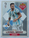 Figurinha do Lionel Messi Silver Legende Qatar copa 2022