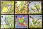 Ilhas salomão 1993 - Série completa com tema Aves - Espécies Ameaçadas, Pombo Nicobar.