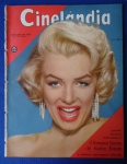 Revista Cinelândia Rara - Nº 45 - capa MARILYN MONROE - SETEMBRO 1954 - 50 Pgs. - Capa e miolo compl