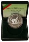 Moeda de Portugal - 1000 escudos - Série Ibero Americana: O lobo - 1994 - PROOF - PRATA(.925) 28g -