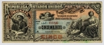 Numismática, BRAZIL Cinco Mil Reis, serie 57ª, Sob/MBC 1890