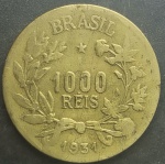 1.000 RÉIS - 1931 - BRONZE ALUMINIO