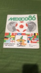 Álbum de figurinhas copa México 86 , completo e bem conservado