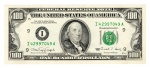 100 Dolares Minneapolis P-489 . Série 1990 - I Estados Unidos - MBC - Benjamim Franklin