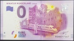 Alemanha - Cédula de 0 Euro MINIATUR WUNDERLAND (Hamburg) 2017/1 - Cédula original europeia emitida com autorização da Comunidade Econômica Europeia no valor de 0 EURO em estado Flor de estampa