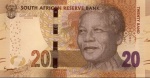 África do Sul - P-139a - Cédula de 20 Rand 2013 Flor de Estampa - Nelson Mandela - South Africa - África