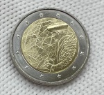 Alemanha - Moeda de 2 EURO 2022 G - Erasmus de Roterdã - Flor de Cunho