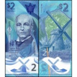 Barbados - P-80a - Cédula de 2 Dollars 2022 Flor de Estampa - Polímero - John Redman Bovell - América