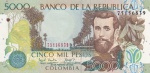 Colombia - P-452e - Cédula de 5000 Pesos 2004 - Flor de Estampa