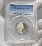 Estados Unidos - Moeda 5 Cents - 2007(S) - Thomas Jefferson - Certificado PCGS PR69DCAM - Proof - Linda Peça - Flor de Cunho