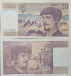 França - P-151a.7 - Cédula de 20 Francs 1986 MBC - France - Europa