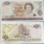 Nova Zelãndia - P-169a - Cédula de 1 Dollar 1985 Soberba Rainha - New Zealand - Oceania