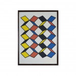 JULIO PLAZA (1937 - 2003) - Geométrico / Serigrafia / Tiragem 16/40 / Assinado CID / Med. Obra 60 x 45 cm