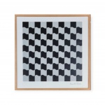 RAMÓN CÁCERES (1914 - ?) - "Piso" / Serigravura / Assinado CID / Tiragem 29/45 / Med. Obra 40 x 40 cm - Med. Moldura 50 x 50 cm