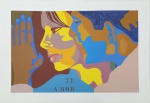 Judith Lauand / Amo-te / Serigrafia 4/100 / 50x70cm / ACID