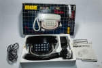 MCE - Telephone , Neon Phone ,na cor preto ,acende as luzes toda vez que toca , na caixa completo, estoque antigo, não testado